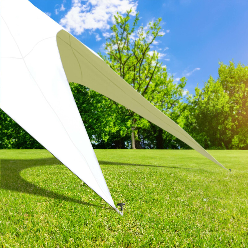 Stort stjernetelt 12 m diameter vandtæt polyester 5 m højde