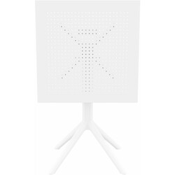 Let sammenklappeligt bord 60 cm UV‑bestandigt til indendørs og udendørs brug