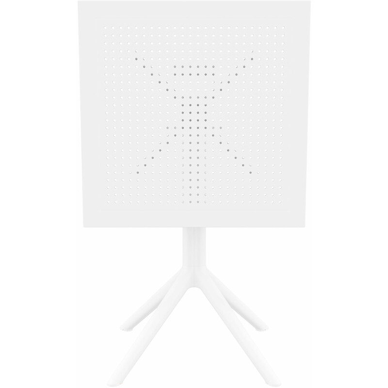 Let sammenklappeligt bord 60 cm UV‑bestandigt til indendørs og udendørs brug