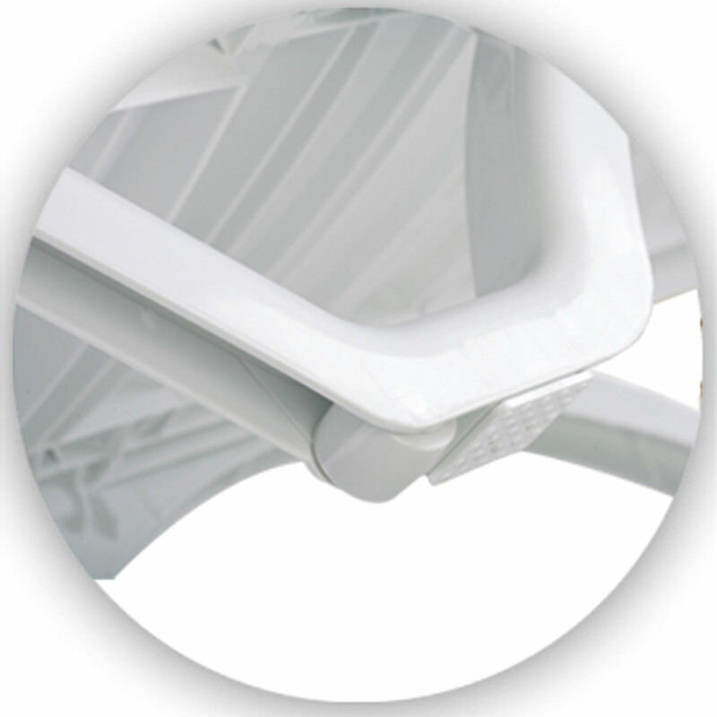 4 stk solstolsæt aqua justerbar ryg 5 positioner vejrbestandig stabelbar