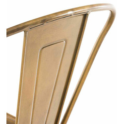 4 stk Aiden barstole i metal med høj ryg