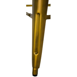 Klassisk Mason barstol i metal med fodstøtte retro