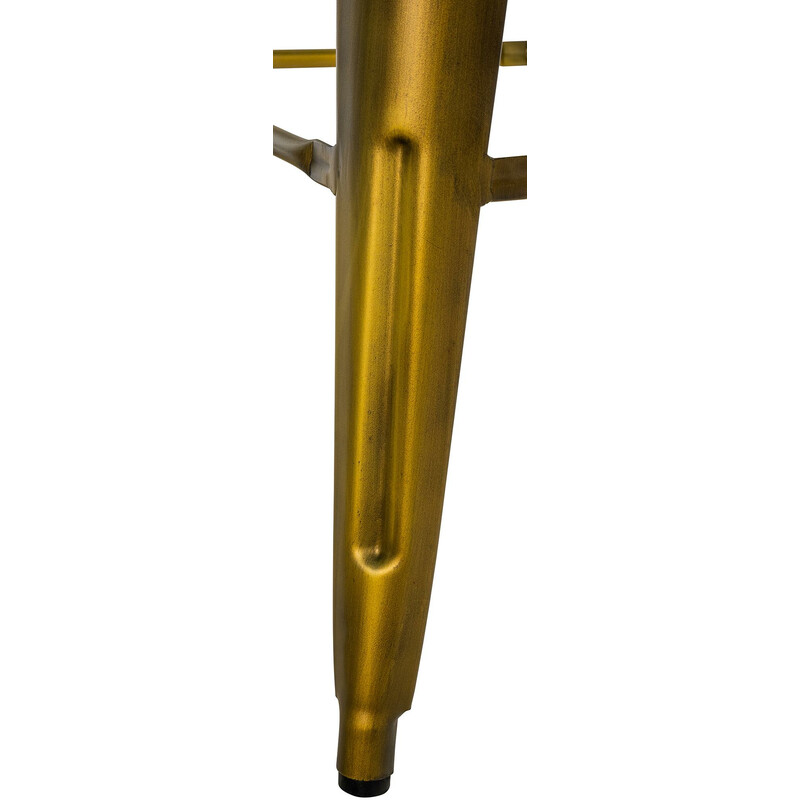 Klassisk Mason barstol i metal med fodstøtte retro