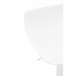 Aveiro 2 stk justerbare barstole med 360° roterende sæde metalramme