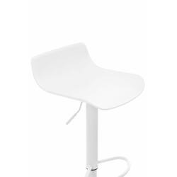 Aveiro 2 stk justerbare barstole med 360° roterende sæde metalramme