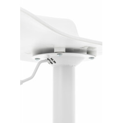 Aveiro 2 stk justerbare barstole med 360° roterende sæde metalramme