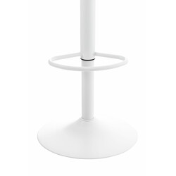 Aveiro 2 stk justerbare barstole med 360° roterende sæde metalramme