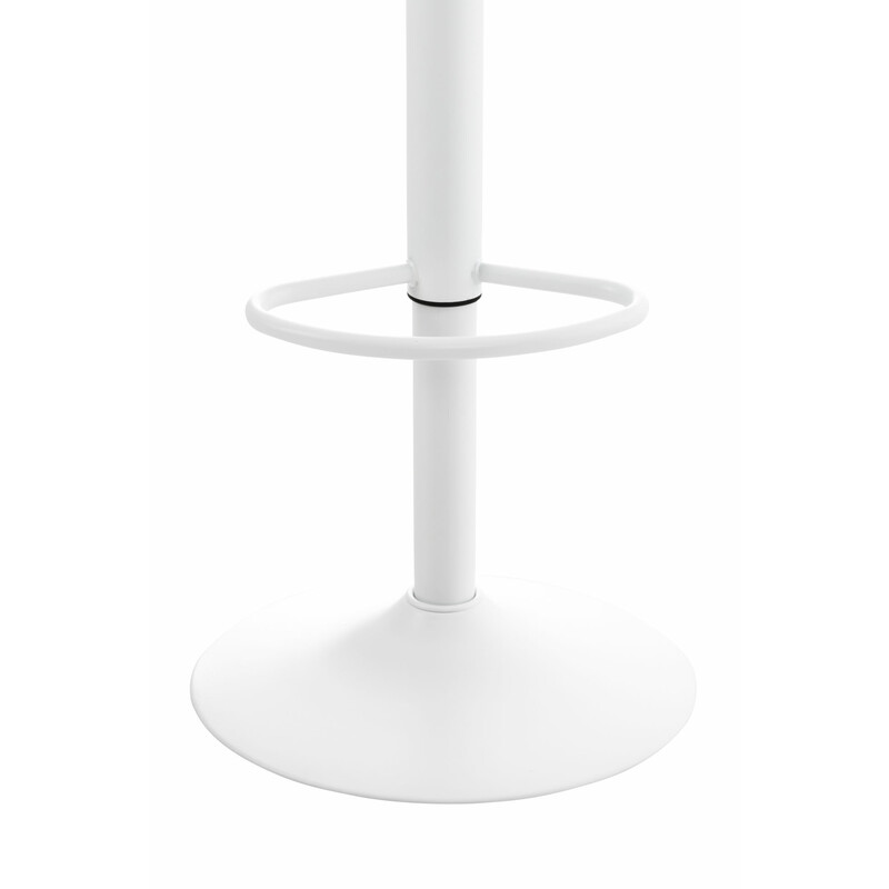 Aveiro 2 stk justerbare barstole med 360° roterende sæde metalramme