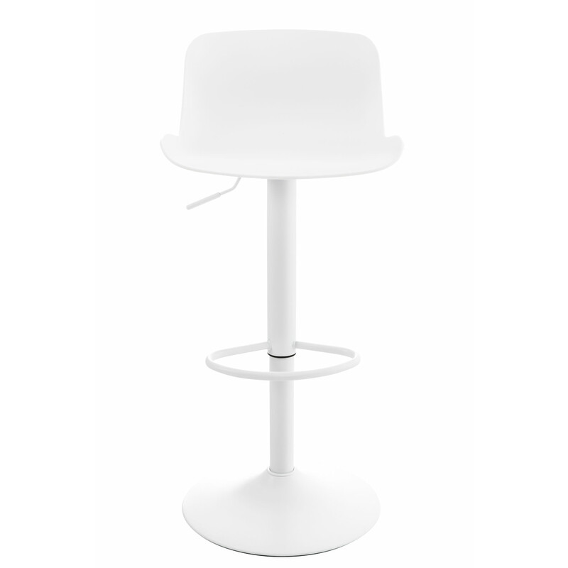 Almada barstol 2 stk sæt justerbar 360 grader roterende metalramme