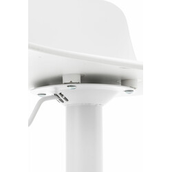 Almada barstol 2 stk sæt justerbar 360 grader roterende metalramme