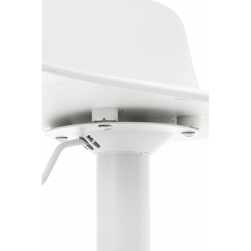 Almada barstol 2 stk sæt justerbar 360 grader roterende metalramme