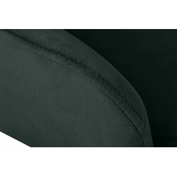 2 stk Grant fløjls barstole med rygstøtte og armlæn