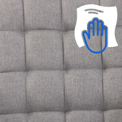 Ergonomisk kontorstol med justerbar højde armlæn metalramme og 360 rotation