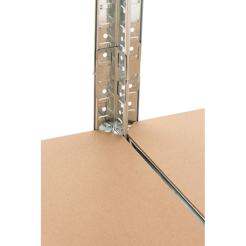 2 stk tung belastningshylde med 5 niveauer 175 kg per niveau