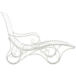 Antik jern havelejestol til indendørs og udendørs brug