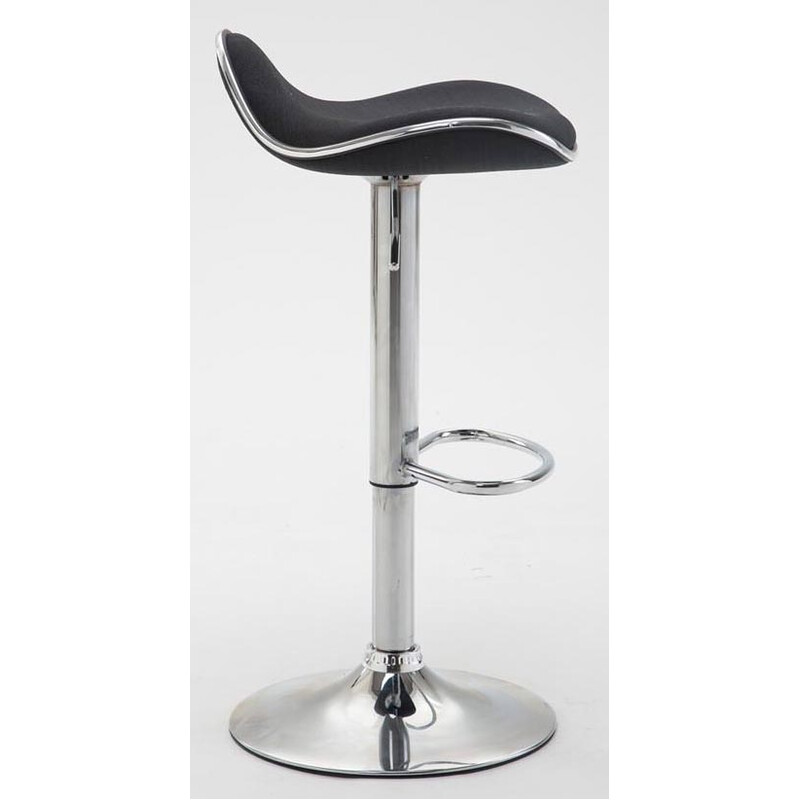 Shanghai barstol 2 stk sæt justerbar højde 360° drejelig kromramme