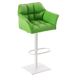 Moderne barstol-par med armlæn justerbar højde og kunstlæder