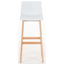 Hover Natura barstole sæt 2 stk med firebenet træramme