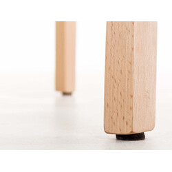 Hover Natura barstole sæt 2 stk med firebenet træramme