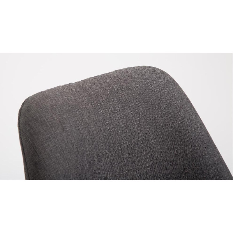 Elegant barstol-par med egetræsstel polstret siddeplads ryglæn 2 stk