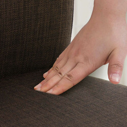 Cadiz barstole 2 stk stofbetræk højdejusterbare drejende metalramme