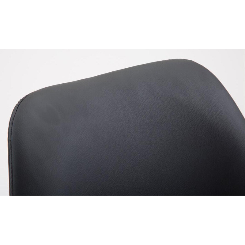 Elegant barstolsæt i egetræ med kunstlædersæde to stk