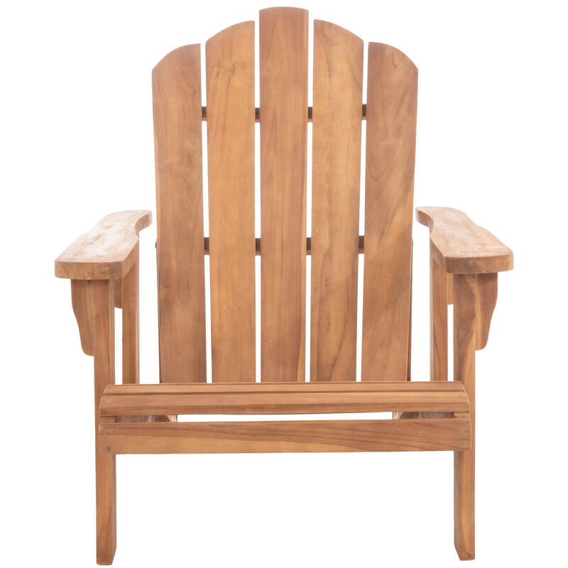 Brownsville ergonomisk teakstol med justerbar ryg til udendørs brug