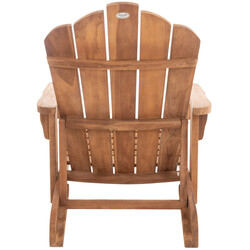 Brownsville ergonomisk teakstol med justerbar ryg til udendørs brug