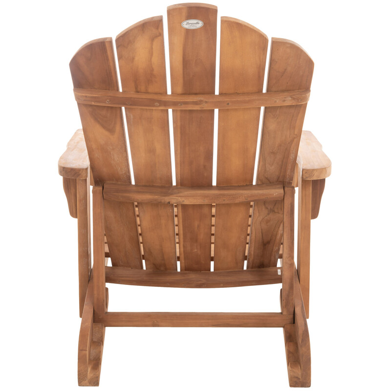 Brownsville ergonomisk teakstol med justerbar ryg til udendørs brug