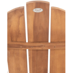 Brownsville ergonomisk teakstol med justerbar ryg til udendørs brug