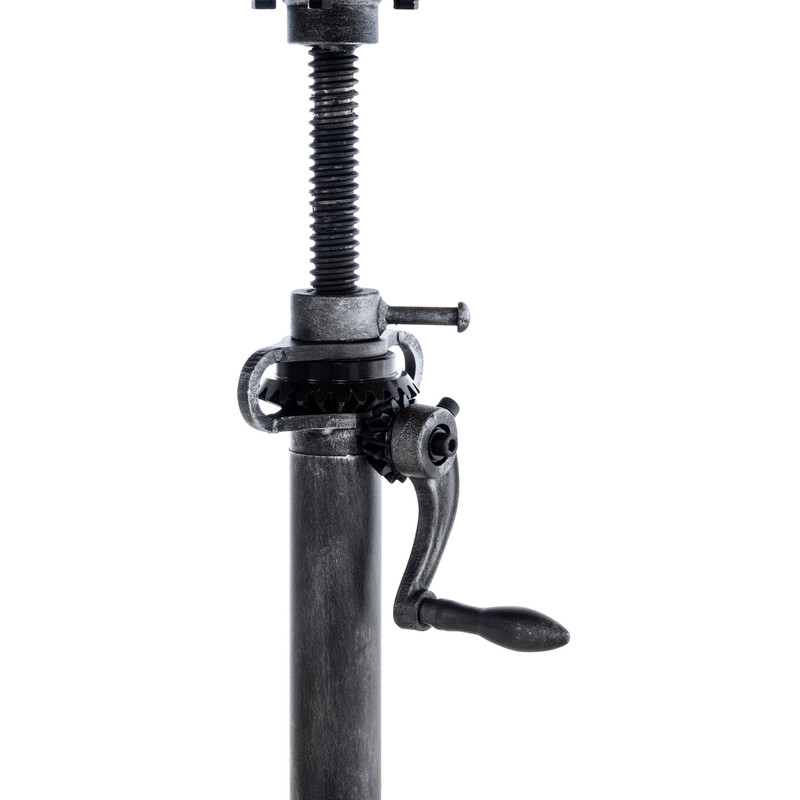 Justerbart ståbord i fyrretræ og metal 59 cm bredt 84-102 cm højde