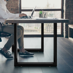 Velden bordben robust pulverlakeret stål 3 størrelser 72 cm