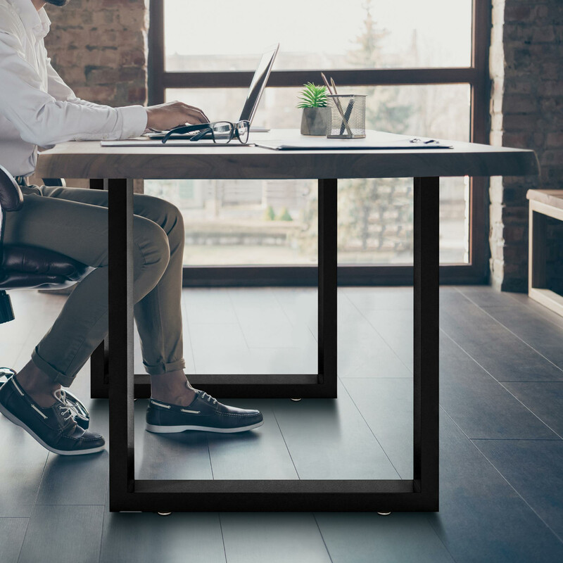 Velden bordben robust pulverlakeret stål 3 størrelser 72 cm