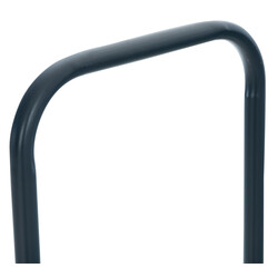 Elegant sort buet pejsestativ i holdbart metal 120‑240 cm