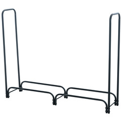 Elegant sort buet pejsestativ i holdbart metal 120‑240 cm