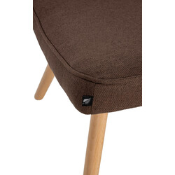 Stilfuld fodstøtte med stof træben 90 kg belastning 42x56x38 cm