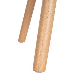 Stilfuld fodstøtte med stof træben 90 kg belastning 42x56x38 cm