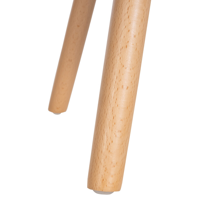 Stilfuld fodstøtte med stof træben 90 kg belastning 42x56x38 cm