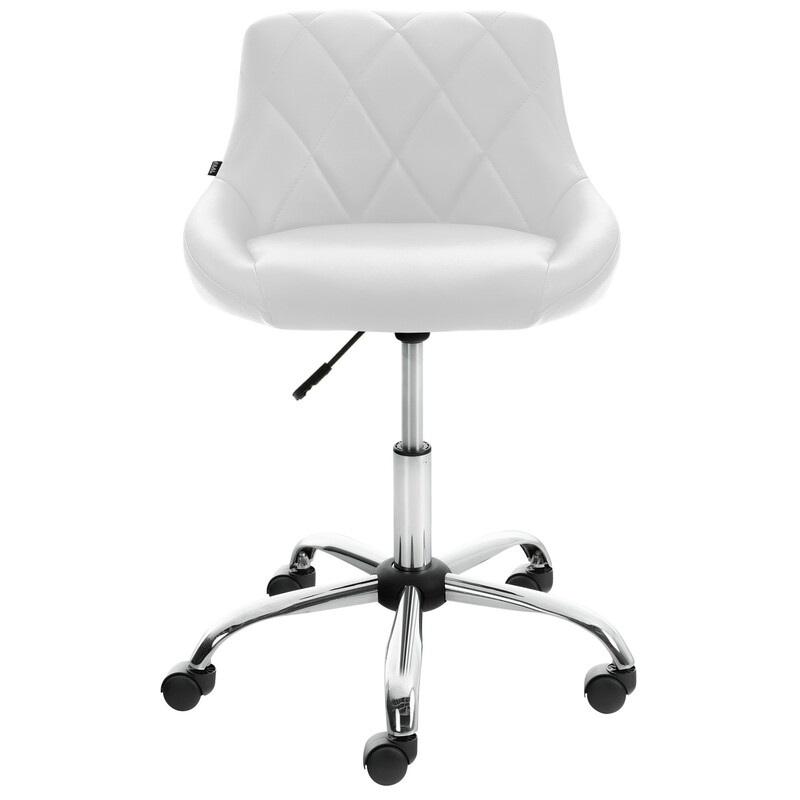 Ergonomisk arbejdsstol med hjul gasløft og metalramme til klinik