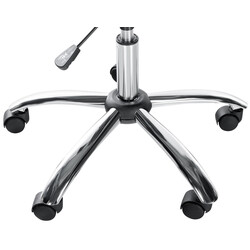 Ergonomisk arbejdsstol med hjul gasløft og metalramme til klinik