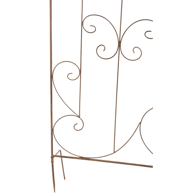 Smuk rustik metallisk have espalier til mandevilla 133 cm