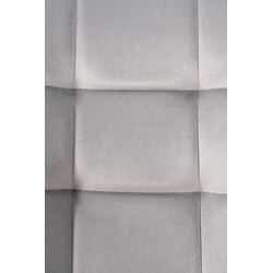 Antibes fløjlsagtig spisestol med høj rygstøtte metalramme 150 kg belastning