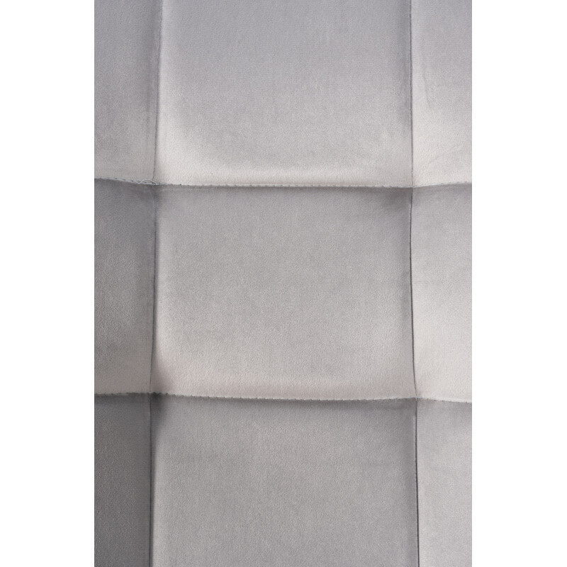 Antibes fløjlsagtig spisestol med høj rygstøtte metalramme 150 kg belastning