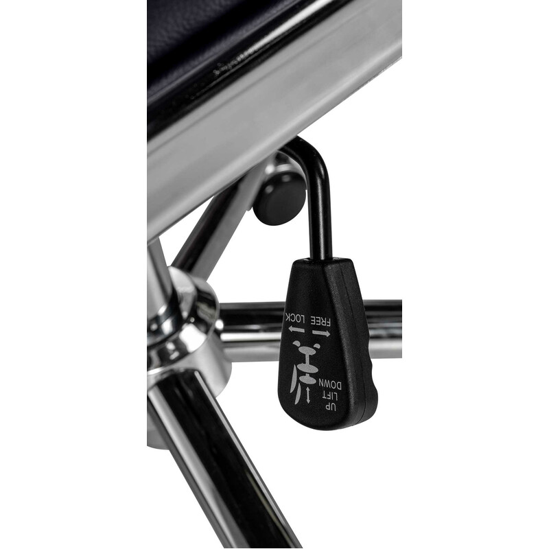 Cleveland ergonomisk kontorstol med højdejusterbart sæde vippefunktion 360° hjul og læderbetræk