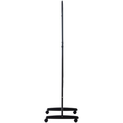 Ovalt spejl med metalramme på hjul 155 cm i flere farver