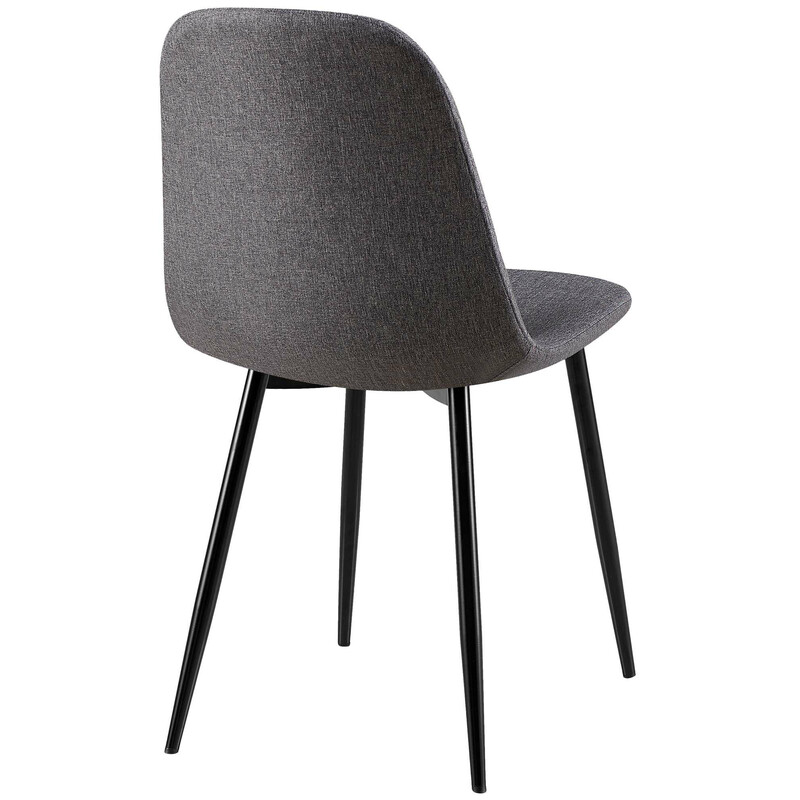 Giverny stol med fløjl sæde og metalramme 44x40 cm