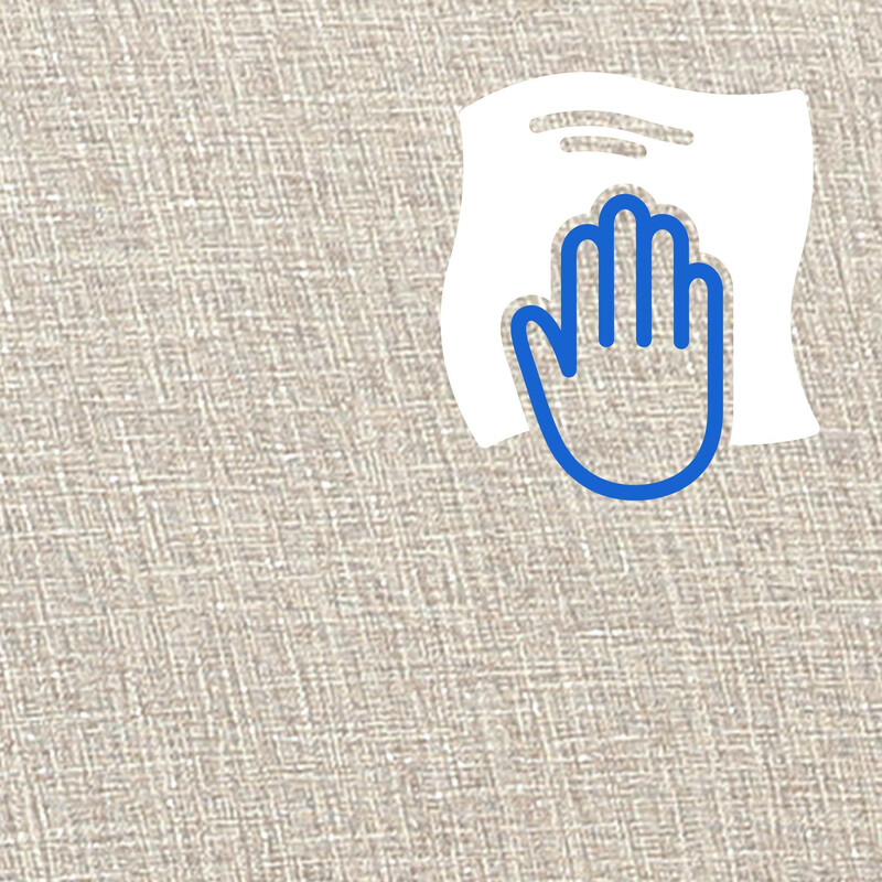 Gyngestol Morelia med valnøddetræ ramme stofbetræk 130 kg belastning