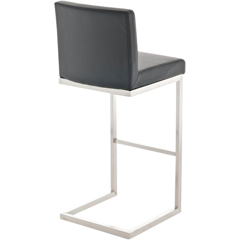 2 stk Paros barstole med kunstlæder til køkken og hjemmebar