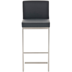 2 stk Paros barstole med kunstlæder til køkken og hjemmebar