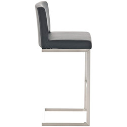 2 stk Paros barstole med kunstlæder til køkken og hjemmebar